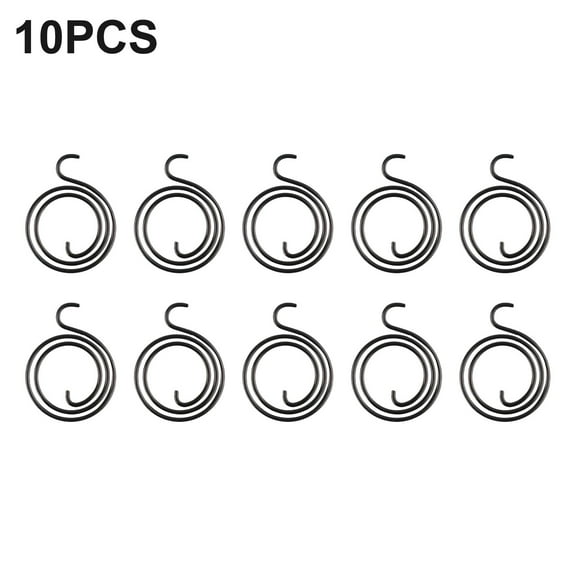 10-Pack 2.5 Turn Door Knob Handle Springs, Replacement Torsion Springs for Doors, Durable Metal Construction