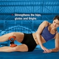 thumbnail image 2 of SPRI Multi-Functional Exercise Thigh Toner, Orange, NBR Foam, 2 of 5