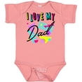 thumbnail image 3 of Inktastic I Love My Dad- 80s Retro Style Boys or Girls Baby Bodysuit, 3 of 5