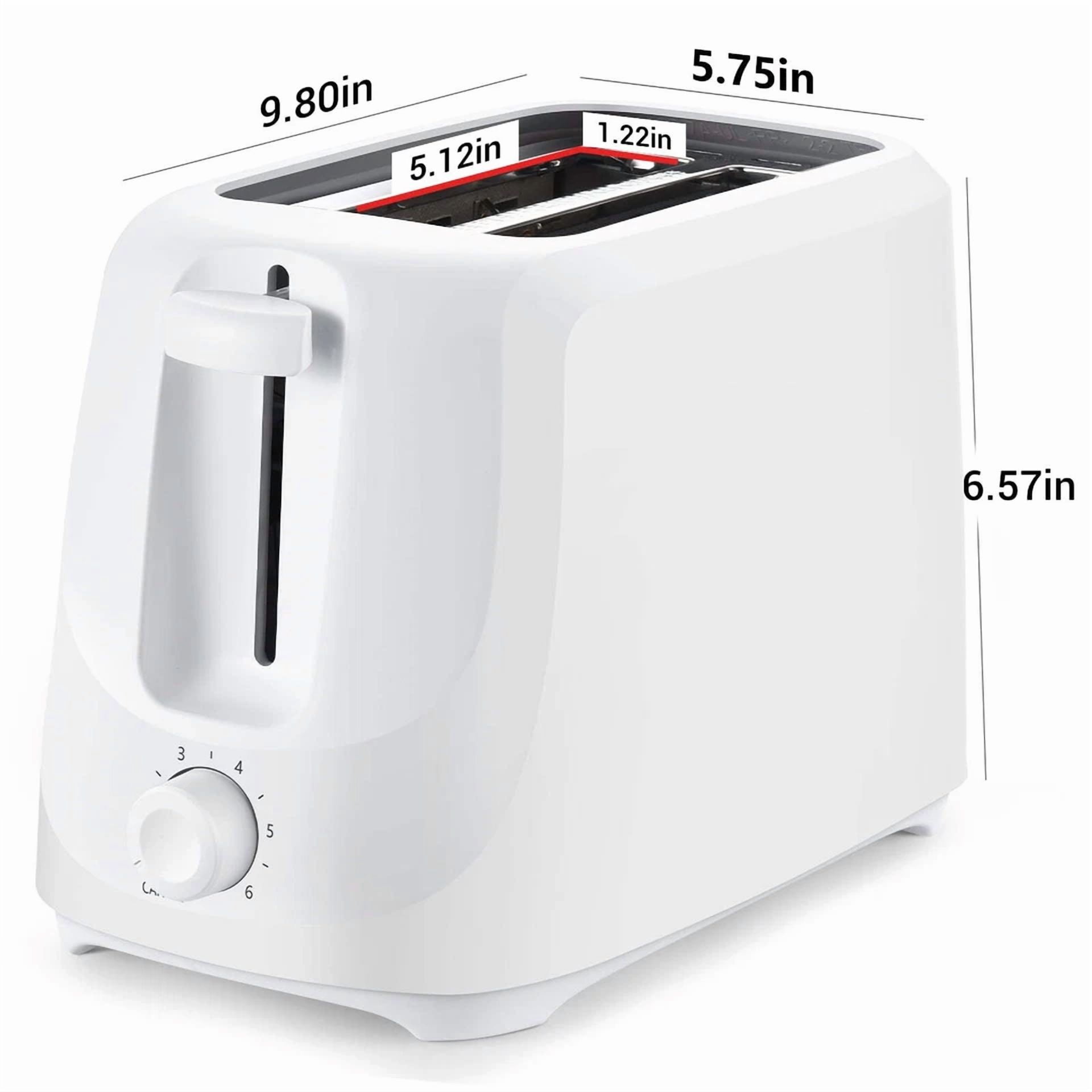 KNACK - 2-Slice Toaster, Arctic White