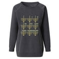 thumbnail image 4 of Darzheoy Womens Hanukkah Loose Solid Graphic Fall Winter Printed Long Sleeve Blouse Shirt, 4 of 4