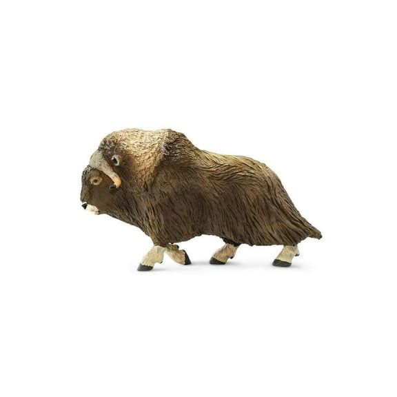 Safari Ltd. Muskox Figurine - Detailed 3.5" Plastic Model Figure - Educational Arctic Wildlife Play Toy for Boys, Girls & Kids Ages 3 