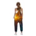 thumbnail image 6 of MKOSPLRT One Piece Jumpsuits for Girl V Neck Sleeveless Overall Harem Pants Fashion Print Spaghetti Strap Jumpers with Pocket for 5-14 Years, 6 of 6