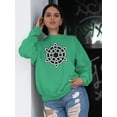 thumbnail image 2 of 6 Point Celtic Knotwork Sweatshirt Women -Image by Shutterstock, Female Small, 2 of 4