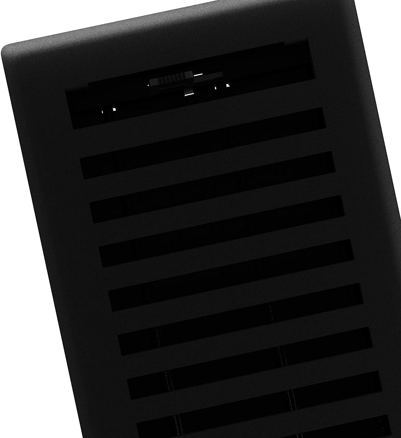 Imperial 4-inch x 10-inch Black Iron Montezuma Floor Register