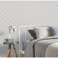 thumbnail image 5 of Galerie Wallcoverings  Deauville 2 Geometric Star Non-woven Matte Wallpaper Roll 33 feet x 21 inches - White/Beige, 5 of 5