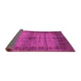 thumbnail image 2 of Ahgly Company Indoor Round Abstract Pink Modern Area Rugs, 7' Round, 2 of 4