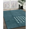 thumbnail image 2 of Ahgly Company Indoor Rectangle Abstract Deep-Sea Green Abstract Area Rugs, 8' x 10', 2 of 6