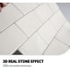 thumbnail image 4 of Juego de 5 platos, azulejos de metro blancos, protector contra salpicaduras adhesivo de cocina, adhesivo de pared de baño de ladrillo 3d, 30x30cm JAMW Sencillez, 4 of 5