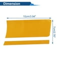 thumbnail image 3 of 6 Pcs Wheel Rim Stickers Square Car Wheel Rim Tapes Decoration Stickers for 14"-22" Rim Yellow PET, 3 of 6