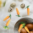 thumbnail image 5 of 12 Pcs Easter Carrots Hanging Pendant Decorations DIY Carrots Craft Ornament Simulation Carrots Vegetables Easter Gift for Easter Decoration Easter Party Supplies, 5 of 7