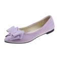 thumbnail image 3 of Women's Pointed Toe Knit Mary Jane Ballet Flats for Office Casual Wear Stretchy Dressy Slip-On Shoes with Arch Support, 3 of 7