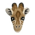 thumbnail image 1 of fsxdhpcsgfc Cartoon Animal Head Shape Carpet Thick Area Rug Foot Mat For Home Decoration Blanket Throws for Bed Small Blankets 4x8 Carpet Rug Furry Carpet Rugs for Living Room Periwinkle Throw Blanket, 1 of 4