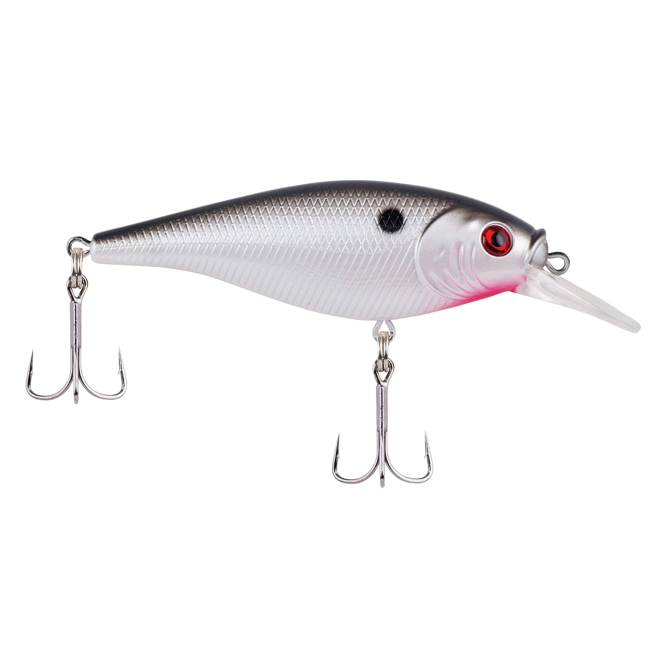 Berkley Flicker Shad Shallow Fishing Lure, Pearl White, 2/7 oz