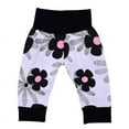 thumbnail image 4 of Uccdo Baby Girl Outfits Newborn Flower Romper Long Pants Hat Headband Clothes Set, 3/4Pcs, 0-24M, 4 of 7