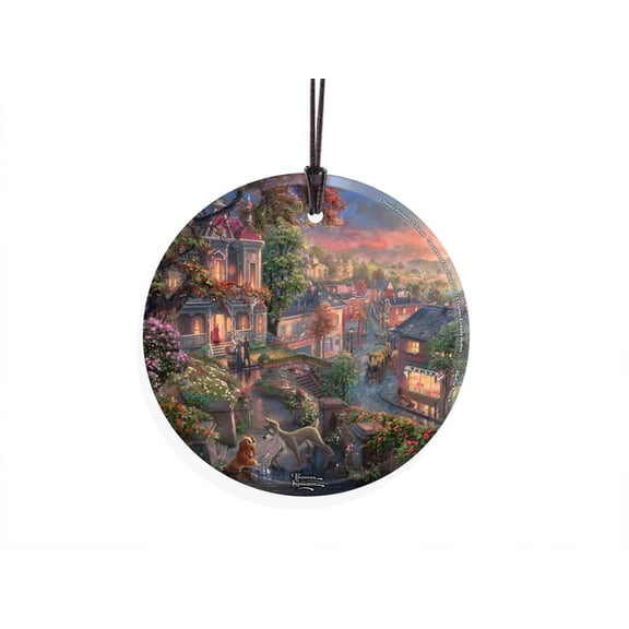 Disney (Lady and the Tramp) StarFire Prints™ Hanging Glass Print SPCIR379