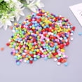 thumbnail image 4 of Bottone 1000Pcs Soft Round Fluffy Craft PomPoms Mixed Color Pom Poms 10mm DIY Craft, 4 of 7