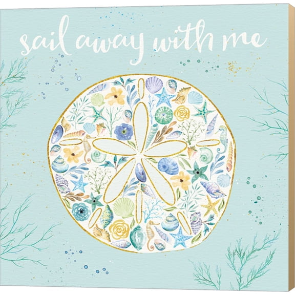 Seaside Blossoms IV by Jess Aiken, Canvas Wall Art