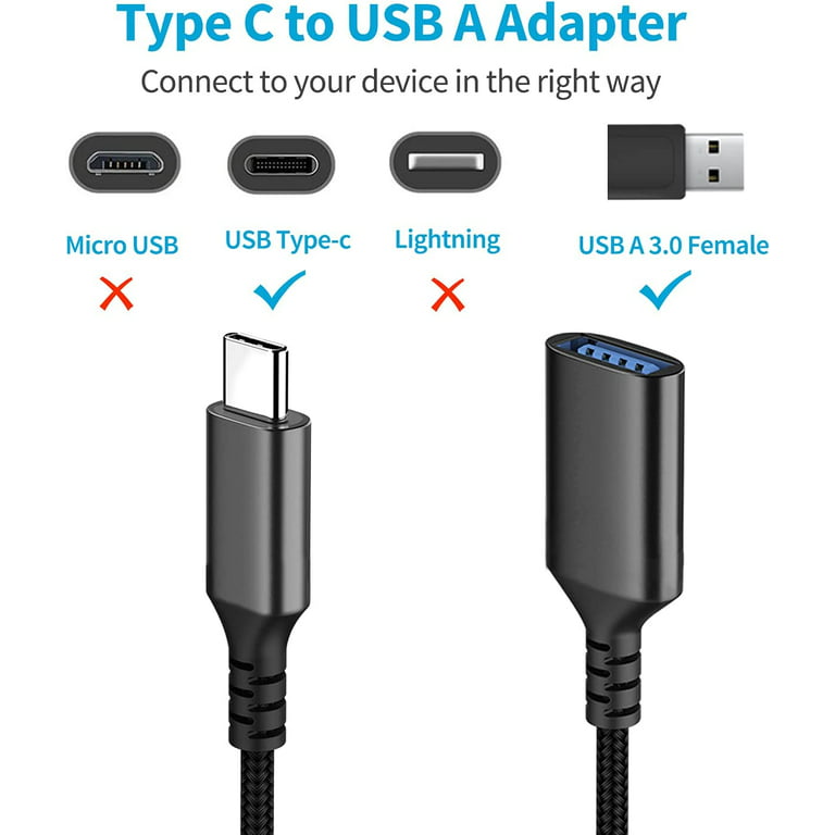 Actecom Otg Adaptador Tipo-c Usb-c A Micro - Usb Otg Cable Adaptador Usb Tipo  C Para Macbook Pro Samsung S9 con Ofertas en Carrefour