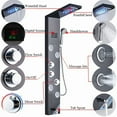 thumbnail image 3 of Senlesen Oil Rubbed Bronze LED Shower Panel Stainless Steel Spa Massage System, 3 of 14