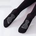 thumbnail image 4 of NAISIBABY Girls Tights Socks, Cotton High Waist Strech Non-Slip Ballet Dance Pantihose Black 5-8T, 4 of 9
