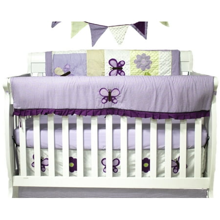 Lavender Butterfly Nursery in a Bag Bedding Set