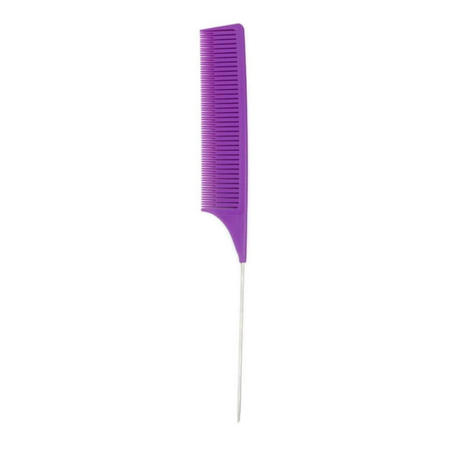 Cepillo de de Resaltado de Tejido Fino Unidireccional para Resaltar El Cabello , Púrpura Macarena Peine para resaltar el cabello