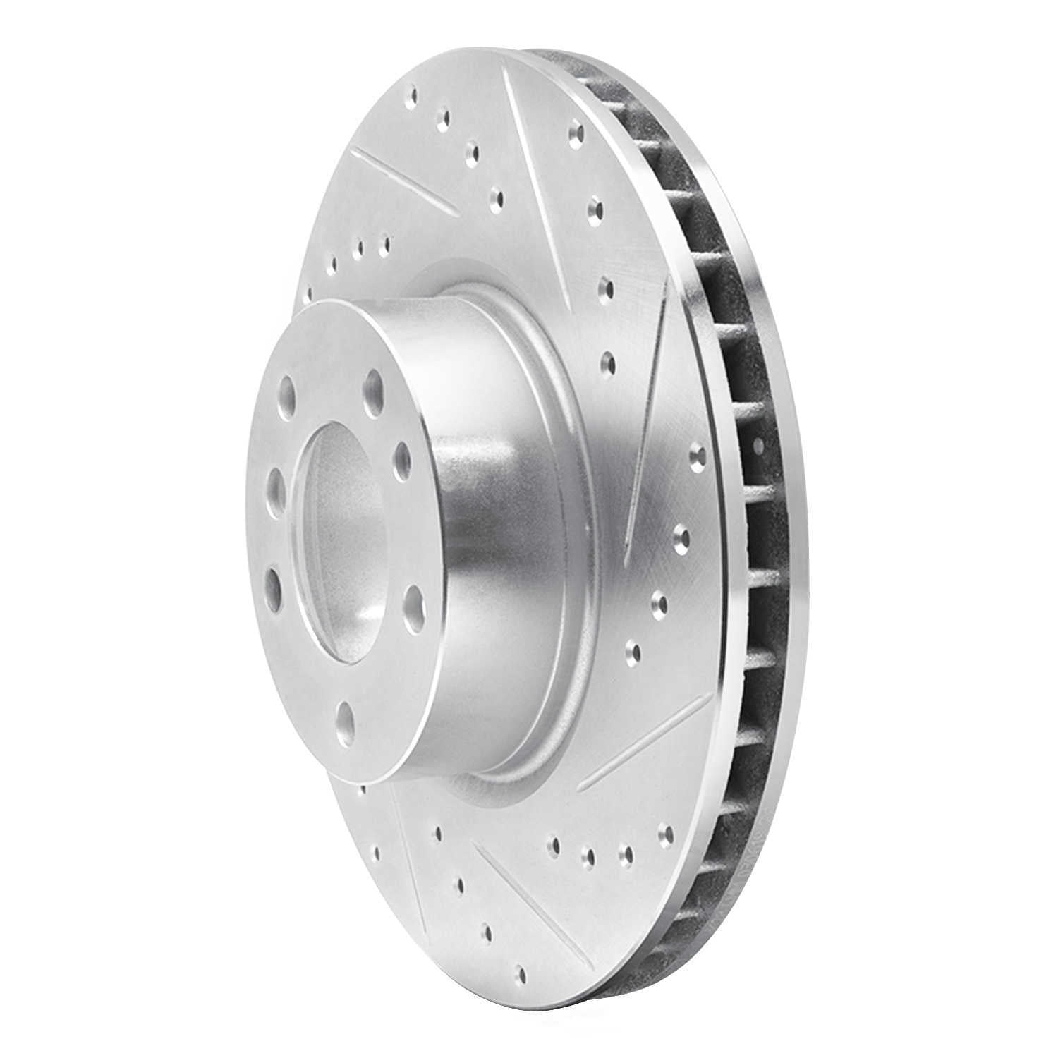 Dynamic Friction Company 631-31033R DFC Brake Rotor - Drilled And Slotted - Silver