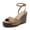 TAUPE, variant on Wedge Sandals for Women,Dressy Platform Square-Toe Ankle Buckle Studded Fashion Sandals for Summer