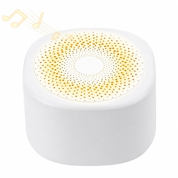 Mini Sound Machine for Baby Kids Adult: Portable White Noise Machine with 10 Non Looping Natural Soothing Sounds & 7 Color Night Lights, Brown Noise Machine for Travel Camping Home Office