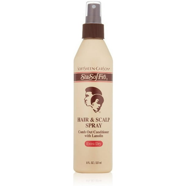 SoftSheenCarson StaSofFro Hair & Scalp Spray, Extra Dry 8 oz