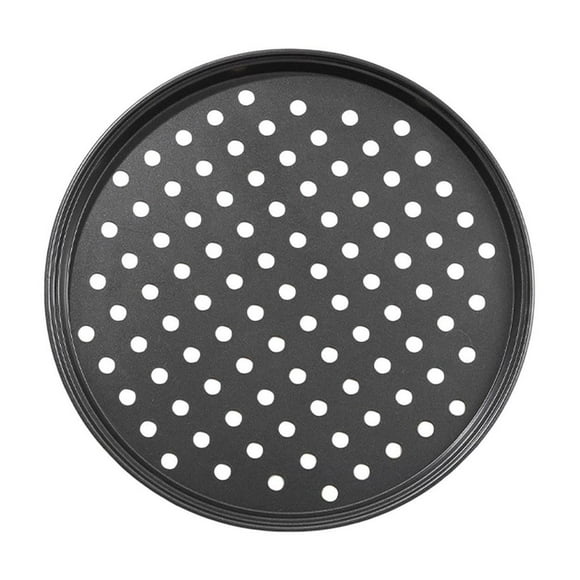 Catégorie de Produit Moule à Pâtisserie 2 / Titre du Produit Moule à Pizza Perforé en Acier Idéal pour Pizza au Fromage Cuisson Gourmet Durable Non Collant pour Four à Domicile Usage Commercial Cuisine