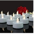 thumbnail image 1 of Autorización：Velas de té, paquete de 24 velas LED sin llama, velas de velas de té con pilas, velas de té de larga duración para bodas, fiestas, decoración del hogar Adepaton WMZL-288-1, 1 of 6