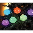 thumbnail image 3 of 6-Count 80mm LED Glass Ball Christmas Lights by Kurt Adler – UL-Listed, 3 of 5