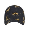 thumbnail image 2 of Uemuo Christmas Deers Pattern Baseball Cap Golf Dad Hat Adjustable Original Classic Low Profile Cotton Hat Unconstructed Plain Cap Men Women, 2 of 9