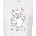 thumbnail image 3 of Disney - The Aristocats - How Romantic Marie - Junior's Cropped Graphic T-Shirt, 3 of 5