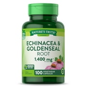 Echinacea Goldenseal Capsules | 900mg | 100 Count | Non-GMO & Gluten Free | by Nature's Truth