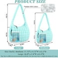 thumbnail image 2 of Kwuty Quilted Puffer Tote Bag for Women - Large Crossbody Bag, Lightweight Nylon Puffy Carryall Hobo Puff Shoulder Bag, 2 of 9