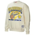 thumbnail image 2 of Women's Mitchell & Ness Cream Golden State Warriors Brush Bucket Pullover Sweatshirt, 2 of 3