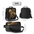 thumbnail image 2 of Anime Lunch Bag for Men, Insulated Thermal Lunch Box Tote with Shoulder Strap, Reusable Food Bag for Travel, 2 of 6
