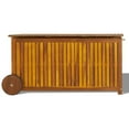 thumbnail image 7 of Zimtown Outdoor Storage Deck Box for Patio Furniture, Front Porch Decor 60 Gal Acacia Wooden, 7 of 7