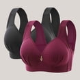 thumbnail image 2 of PEZHADA Two Piece Sets For Women Womans Embroidered Glossy Comfortable Breathable Bra Underwear No Rims Two Piece Set Womens Two Piece Sets, 2 of 9