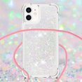 thumbnail image 3 of Funda FOXDOCK para iPhone 12 con Cuerda Ajustable, Brillo Líquido, Protección Antigolpes y Lente – Ideal para Regalo, 3 of 6