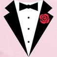 thumbnail image 2 of CafePress - Funny Tuxedo [Red Rose] Infant Bodysuit - Baby Light Bodysuit, Size Newborn - 24 Months, 2 of 4