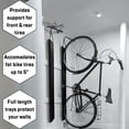 thumbnail image 2 of Saris Bike Trac Vertical Bike Rack - Industrial Strength Garage Storage with Full Length Tray, 2 of 5