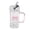F, variant on XKHZJL Square Glass Cups with Lids and Straws, Heat Resistant Glass Tumbler with Handle Bow Knot Transparent Drinking Glasses for Water,Juice,Iced Coffee,Milk,Tea