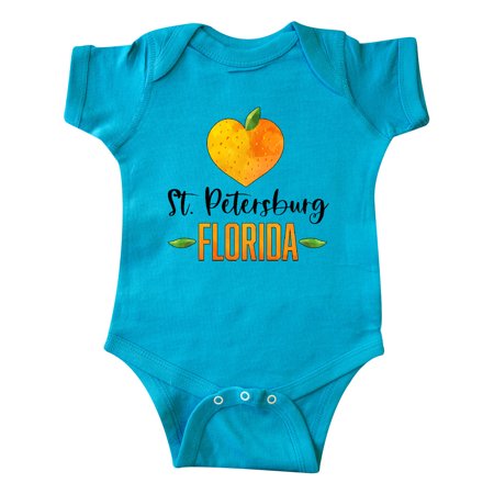 

Inktastic St. Petersburg Florida Orange in Heart Gift Baby Boy or Baby Girl Bodysuit