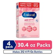 Enfamil A.R. Powder Baby Formula, Designed to Reduce Frequent Spit-Up in 1 Week, 30.4 Oz Box, 4 Count