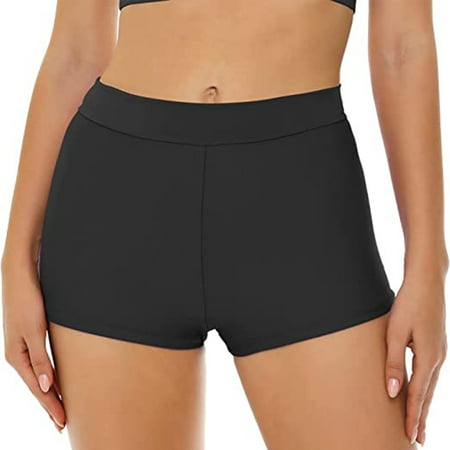 Clearance 2025! ZVNAH Women s Swim Shorts Stretchy Sporty Bathing Suit Bottoms Boyshorts Swimsuit Board Shorts