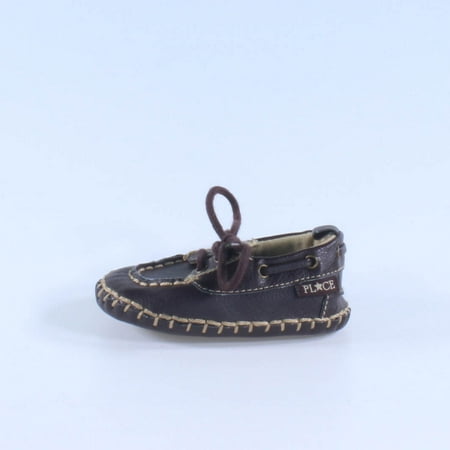 

Pre-owned The Children s Place Boys Dark Brown | Faux Leather Booties size: 3-6 Months